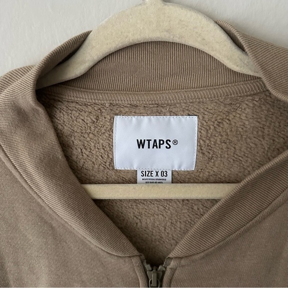 WTAPS Men's Gps Zip Through Bomber Jacket in Coyote Brown X03 -  Large - Picture 5 of 14